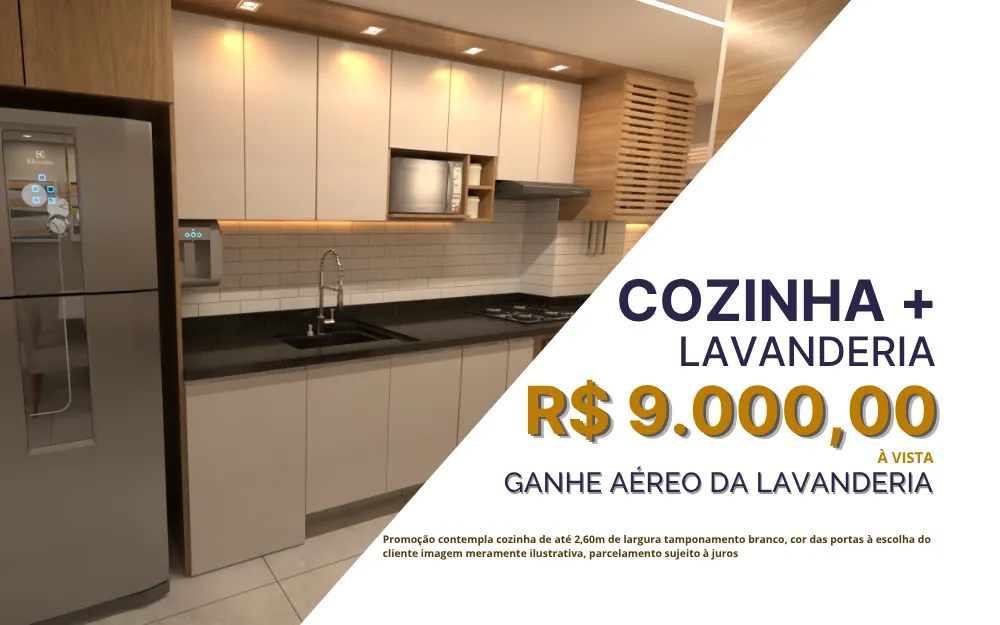 Promoção Cozinha + Lavanderia