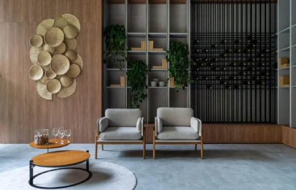 Uma boa escolha de móveis é fundamental para um bom living.